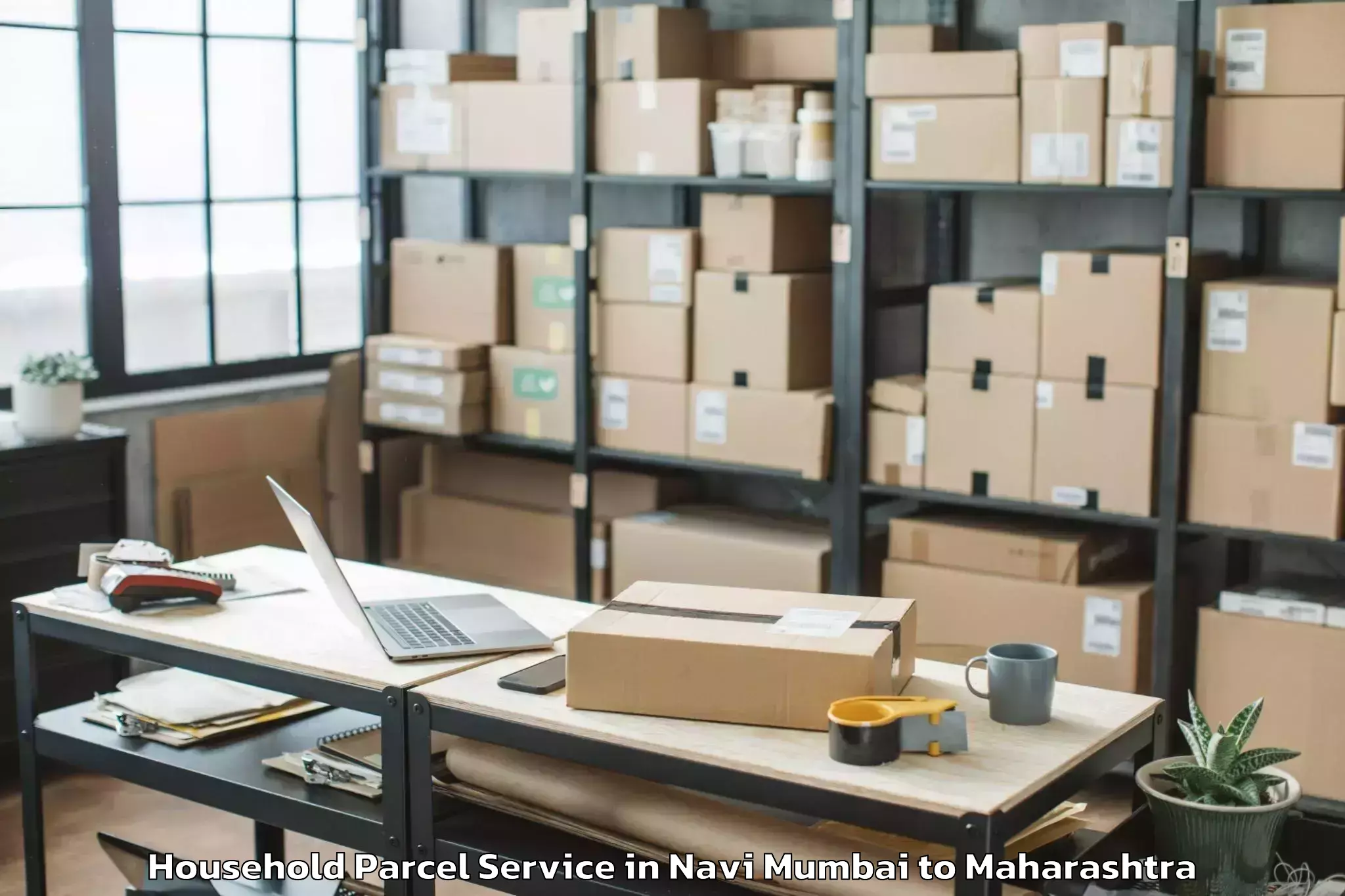 Quality Navi Mumbai to Sholapur Airport Sse Household Parcel